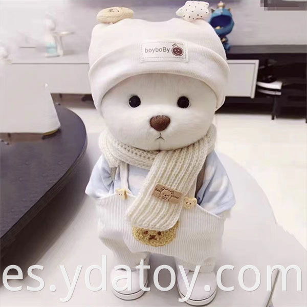 Plush white bear gift